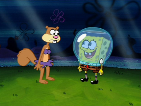 Download this Sandy Cheeks Meeting Spongebob picture